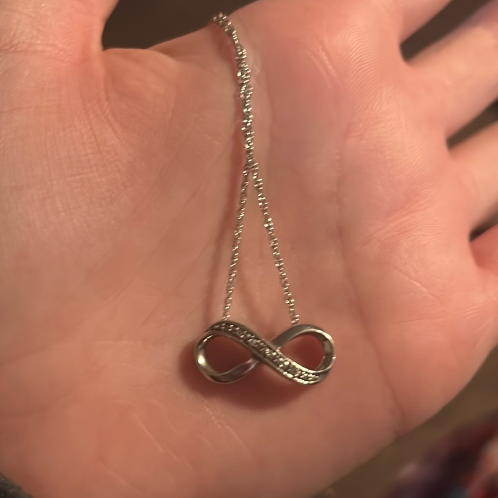 Kay infinity diamond necklace